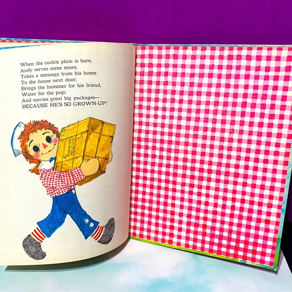 RAGGEDY ANDY A GOLDEN-BOOK VINTAGE 1973 THE I CAN DO IT, YOU CAN DO IT BOOK - Picture 10 of 14